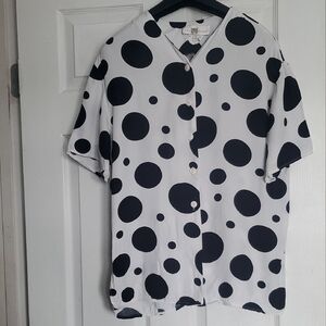 Vintage Polka Dot Blouse – Beautiful Condition